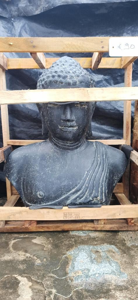 grand buste de bouddha en pierre, Enlèvement, Neuf, Pierre, Bouddha