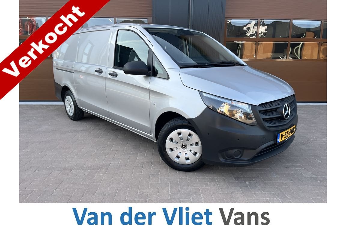 Mercedes-Benz Vito 114 CDI Lang Lease €372 p/m, Airco, Nav, Autos, Camionnettes & Utilitaires, 100 kW, Argent ou Gris, Achat, Entreprise