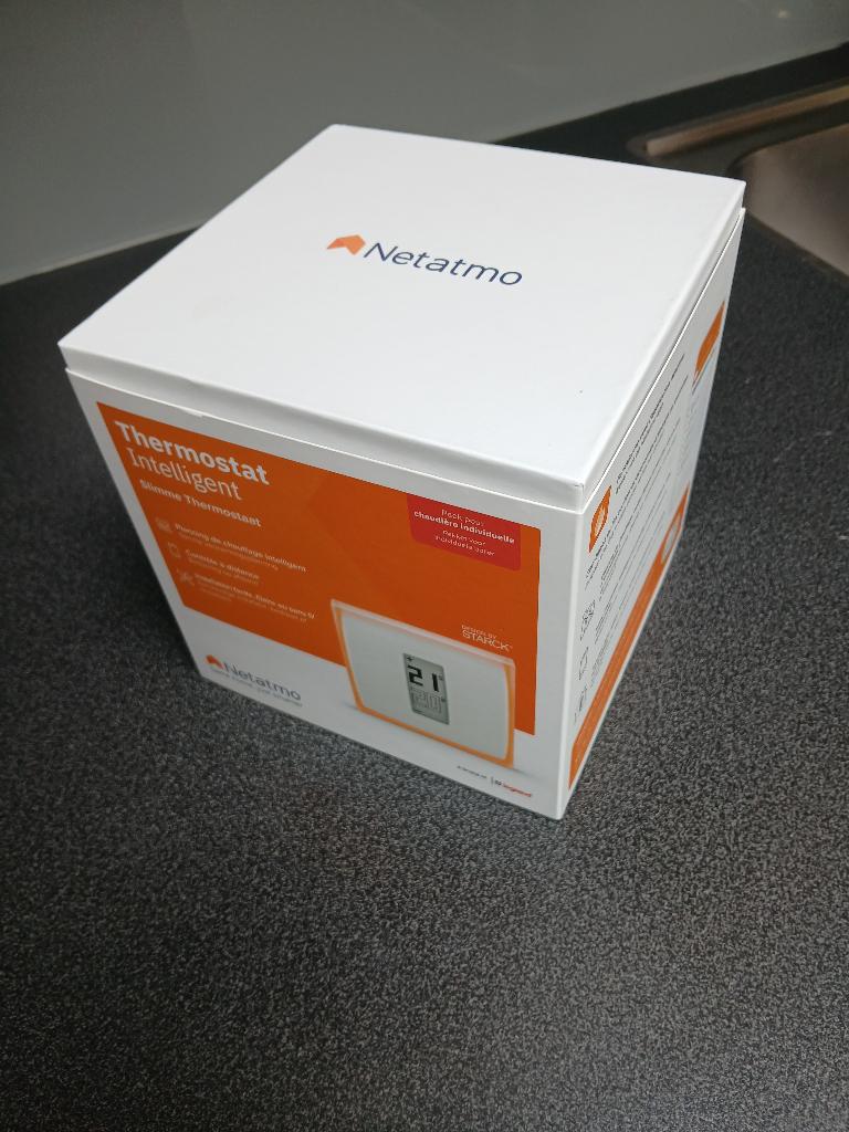 Thermostaat Netatmo, Bricolage & Construction, Thermostats, Enlèvement ou Envoi, Thermostat intelligent, Comme neuf