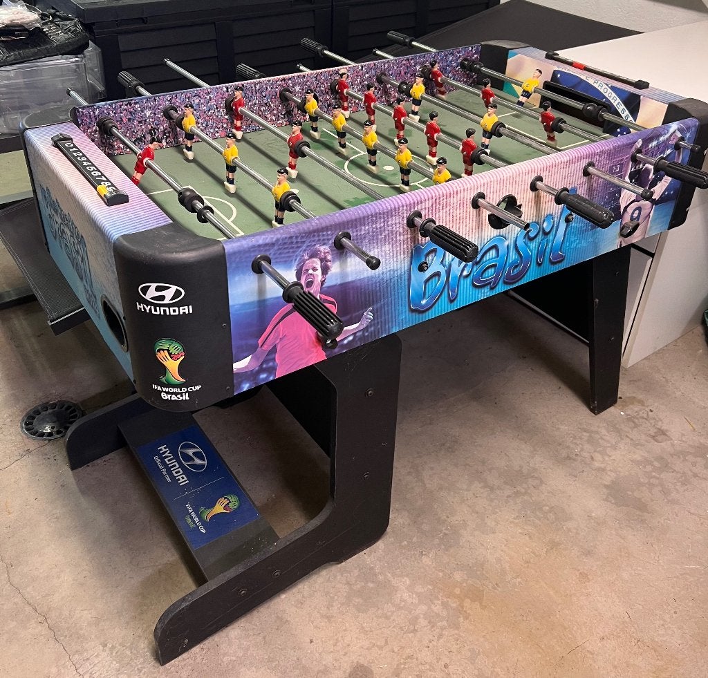 Baby-foot, Enlèvement, Utilisé