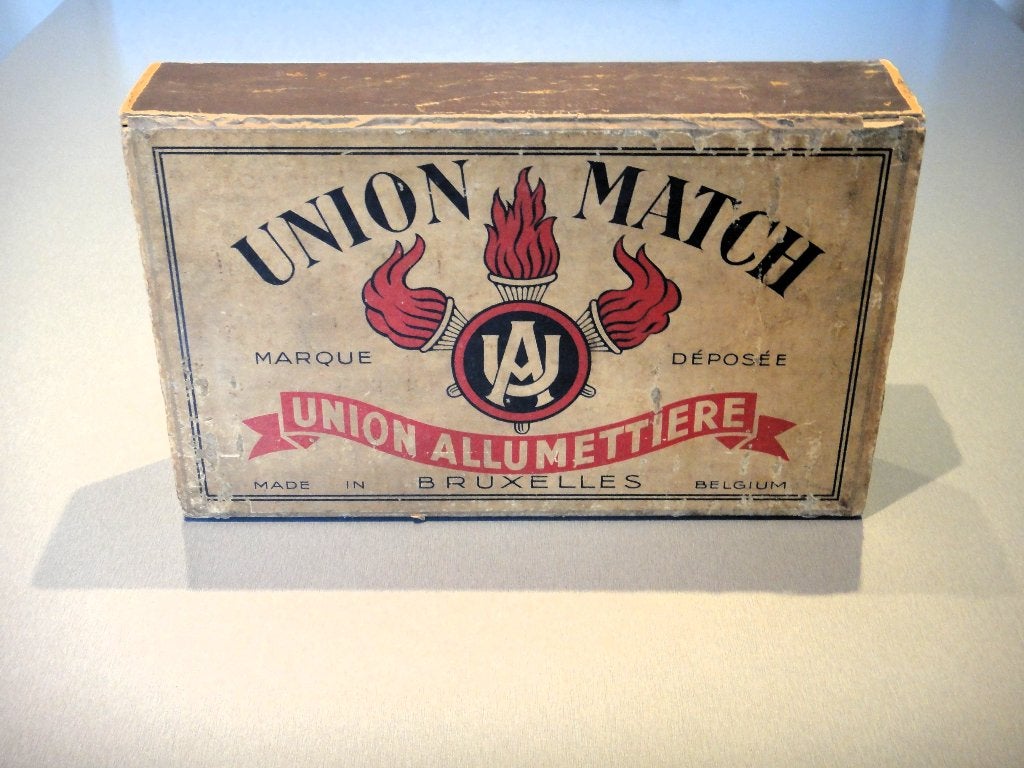 Union Match!, Ophalen of Verzenden, Gebruikt, Luciferdoosjes of -merken