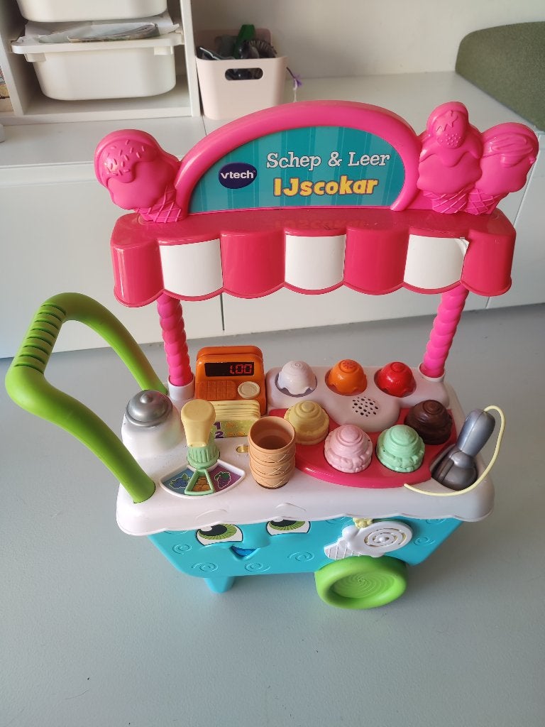 Chariot à glaces VTech avec accessoires, Enfants & Bébés, Jouets | Vtech, Enlèvement, Utilisé