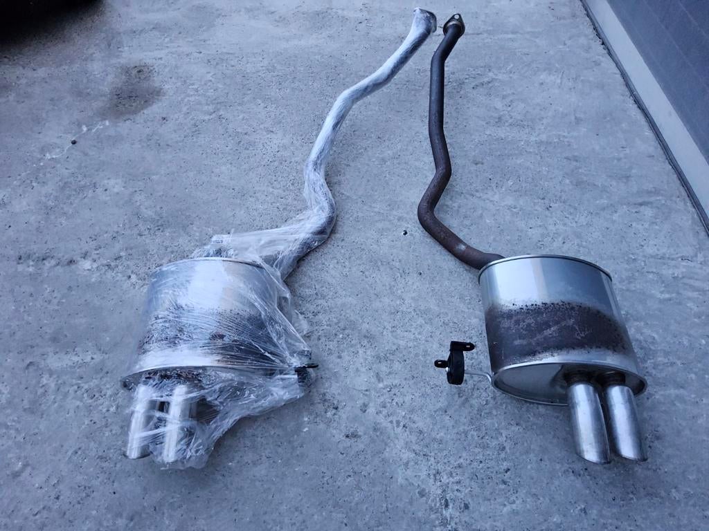 2 uitlaatleidingen rechts en links BMW X5 E53, Auto-onderdelen, Ophalen of Verzenden, Gebruikt, BMW