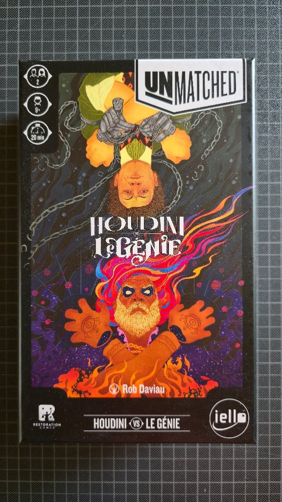 Unmatched Houdini vs Le Génie, Hobby & Loisirs créatifs, Jeux de société | Jeux de plateau, 1 ou 2 joueurs, Enlèvement ou Envoi