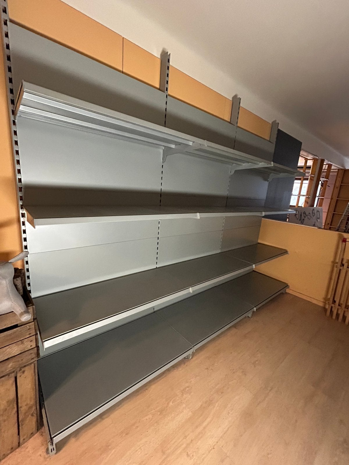 6 meter tegometal (2 x 3 meter) met planken, Enlèvement
