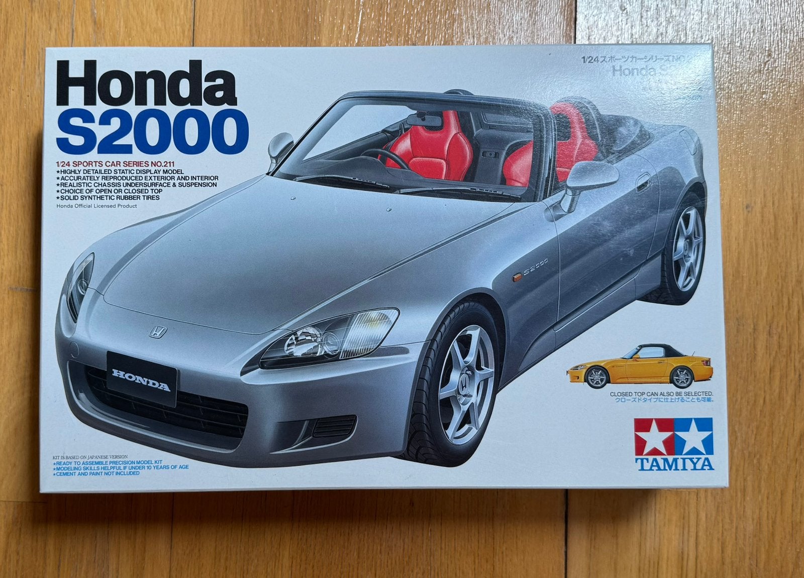 Tamiya 24211 Honda S2000, Hobby en Vrije tijd, Ophalen, Auto, Groter dan 1:32, Nieuw