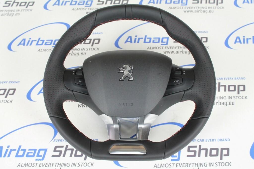 Volant + airbag cuir Peugeot 208 (2012-....)
