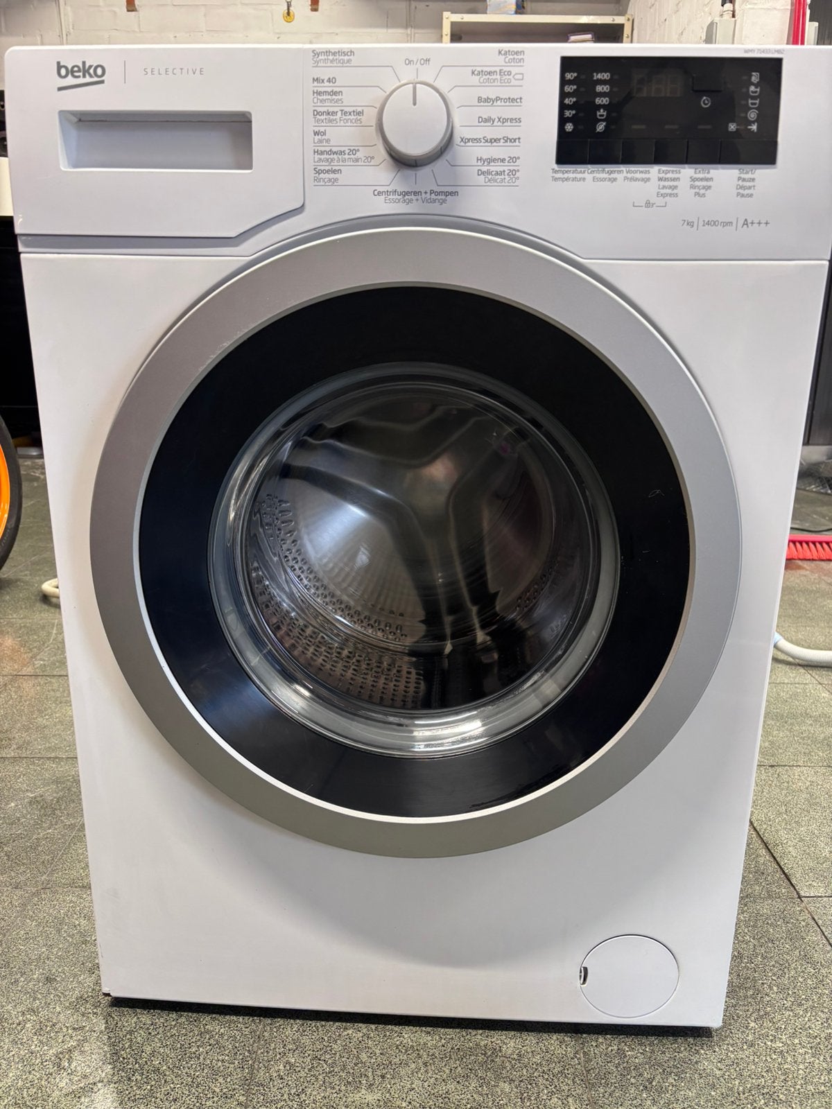 Wasmachine beko selective, Ophalen, Gebruikt, Energieklasse A of zuiniger, 1200 tot 1600 toeren