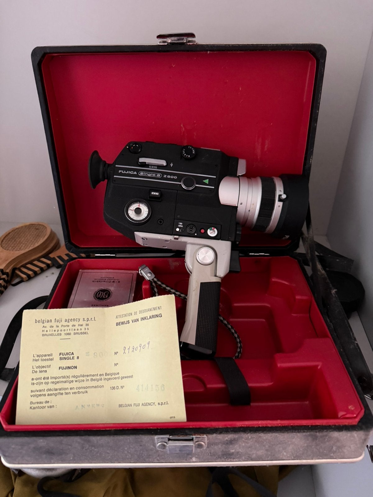 Fujica oude filmcamera, Ophalen, 1960 tot 1980, Filmcamera
