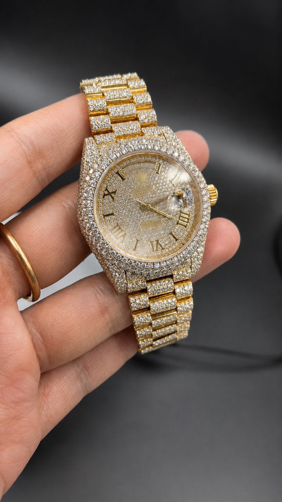 Rolex presidential VVS diamant, Enlèvement ou Envoi, Comme neuf, Rolex