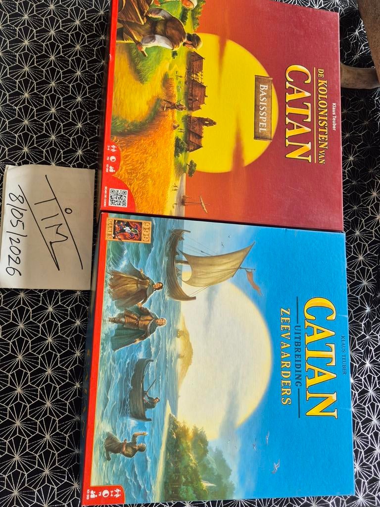 De Kolonisten van Catan + De Zeevaarders, Hobby en Vrije tijd, Ophalen, Zo goed als nieuw
