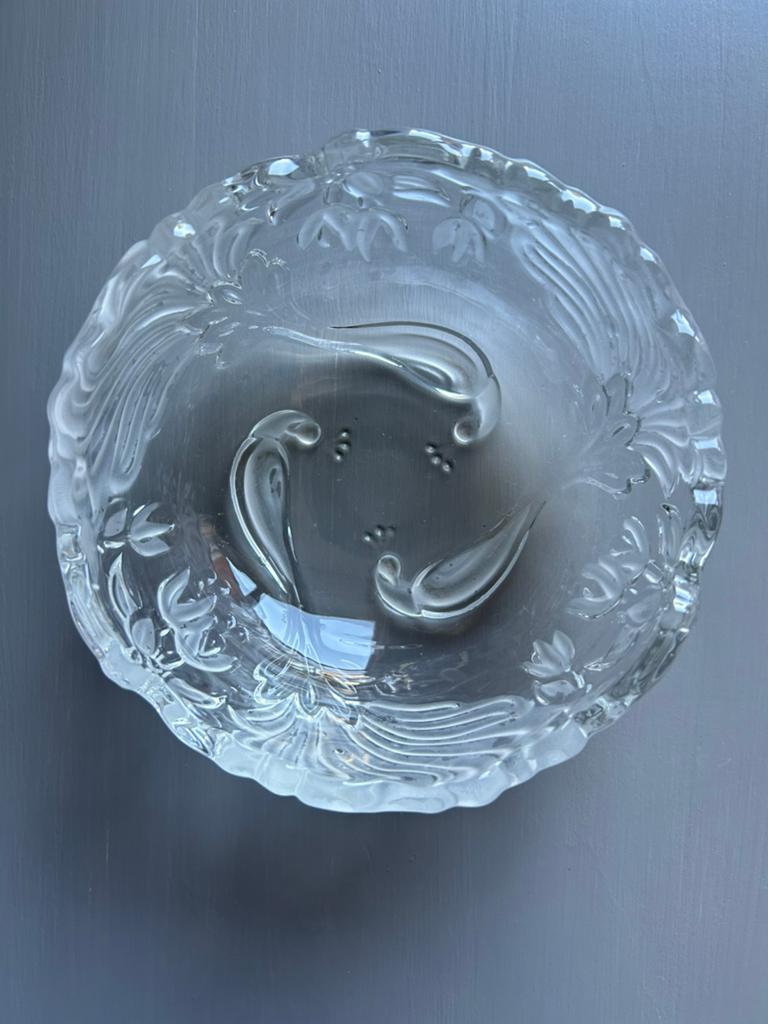Schaaltje in Mikasa glas, Ophalen of Verzenden