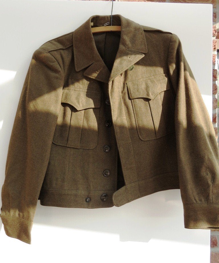 USAAF GI Tweede Wereldoorlog Patton Normandië Bastogne NCO, Enlèvement ou Envoi, Armée de terre, Vêtements ou Chaussures
