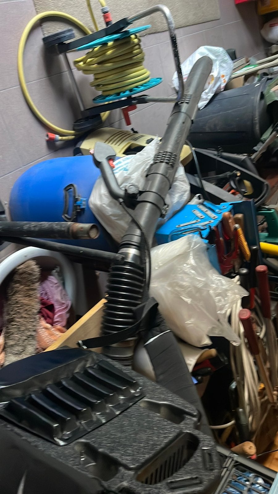Bladblazer met benzine, Ophalen, Benzine