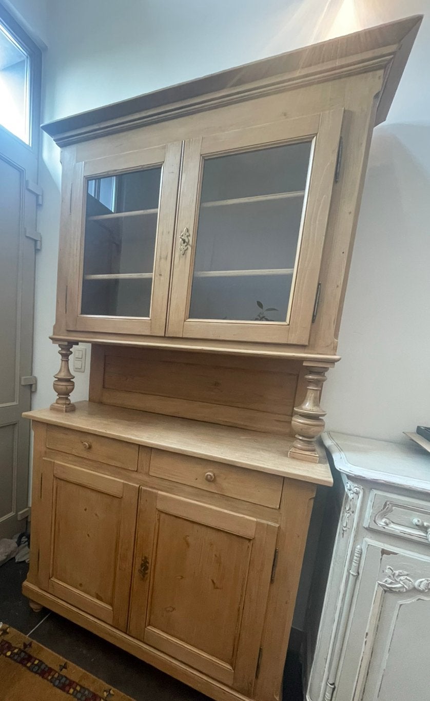 Armoire en bois de pin, Maison & Meubles, 25 à 50 cm, Avec tablette(s), Enlèvement, Utilisé