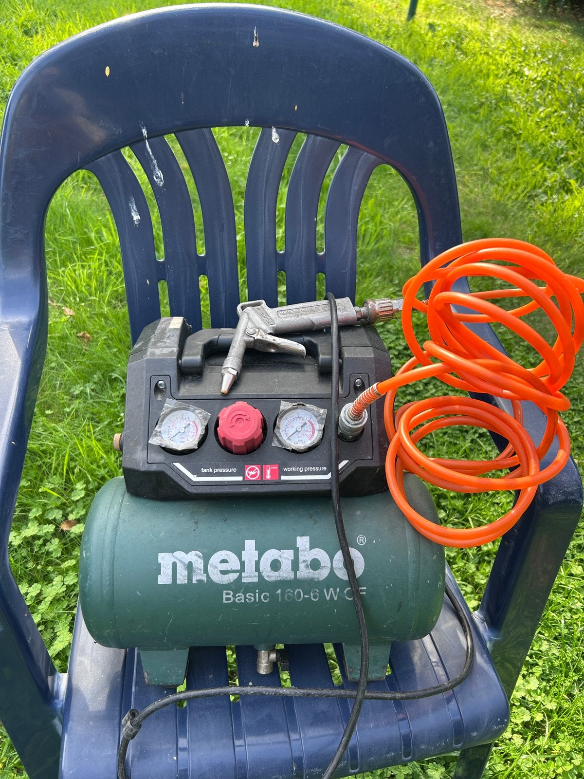 Compresseur Metabo 160-6WOF, Doe-het-zelf en Bouw, Ophalen, Zo goed als nieuw, Olievrij