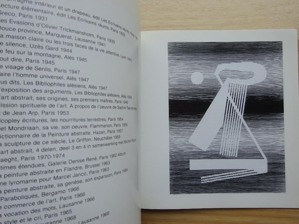 Michel Seuphor, 1990 Galerie Hüsstege Den Bosch, Enlèvement ou Envoi, Comme neuf, Peinture et dessin