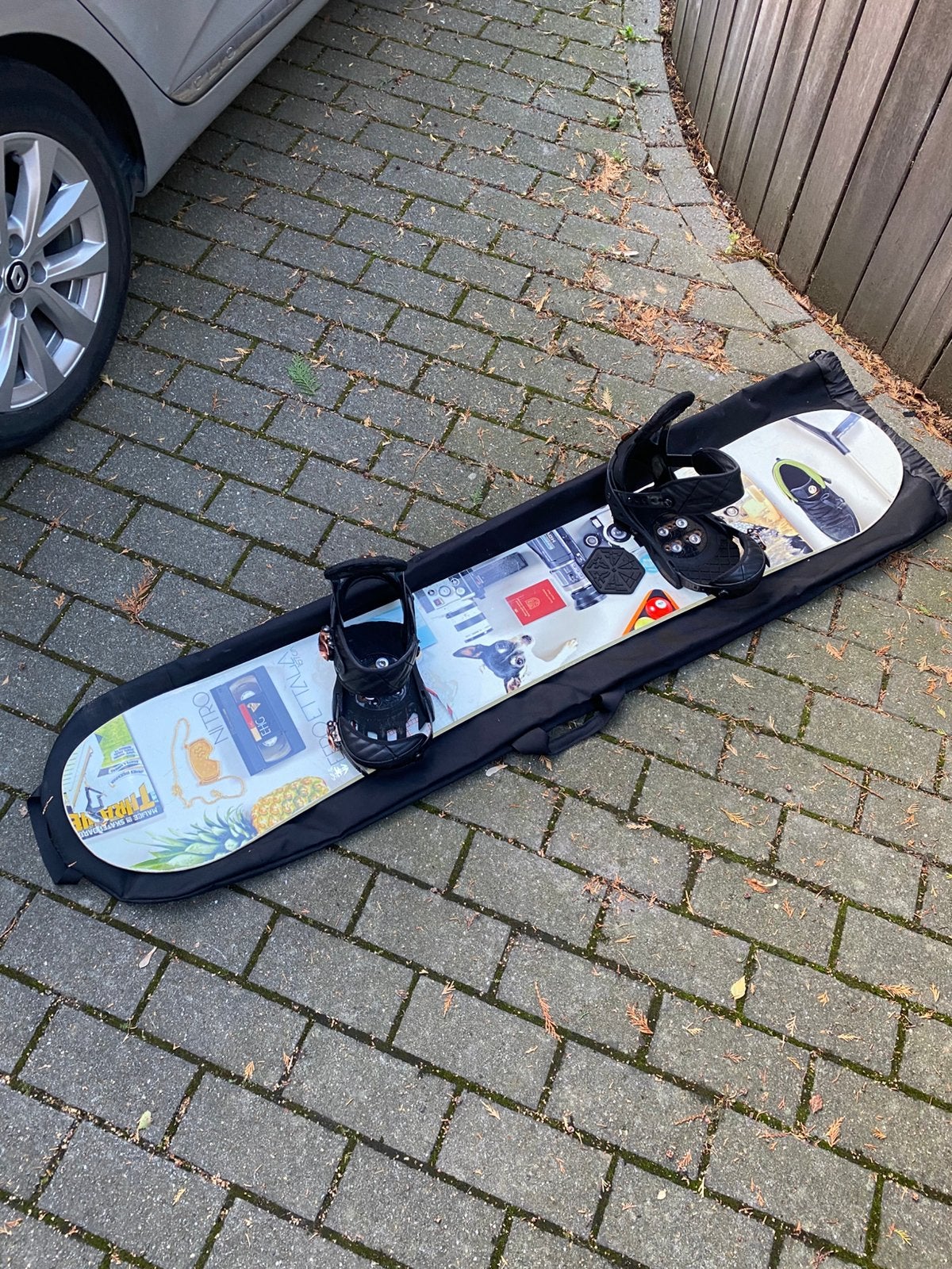 Nitro Eero Ettala 157cm, Sport en Fitness, Ophalen, Zo goed als nieuw, Bindingen