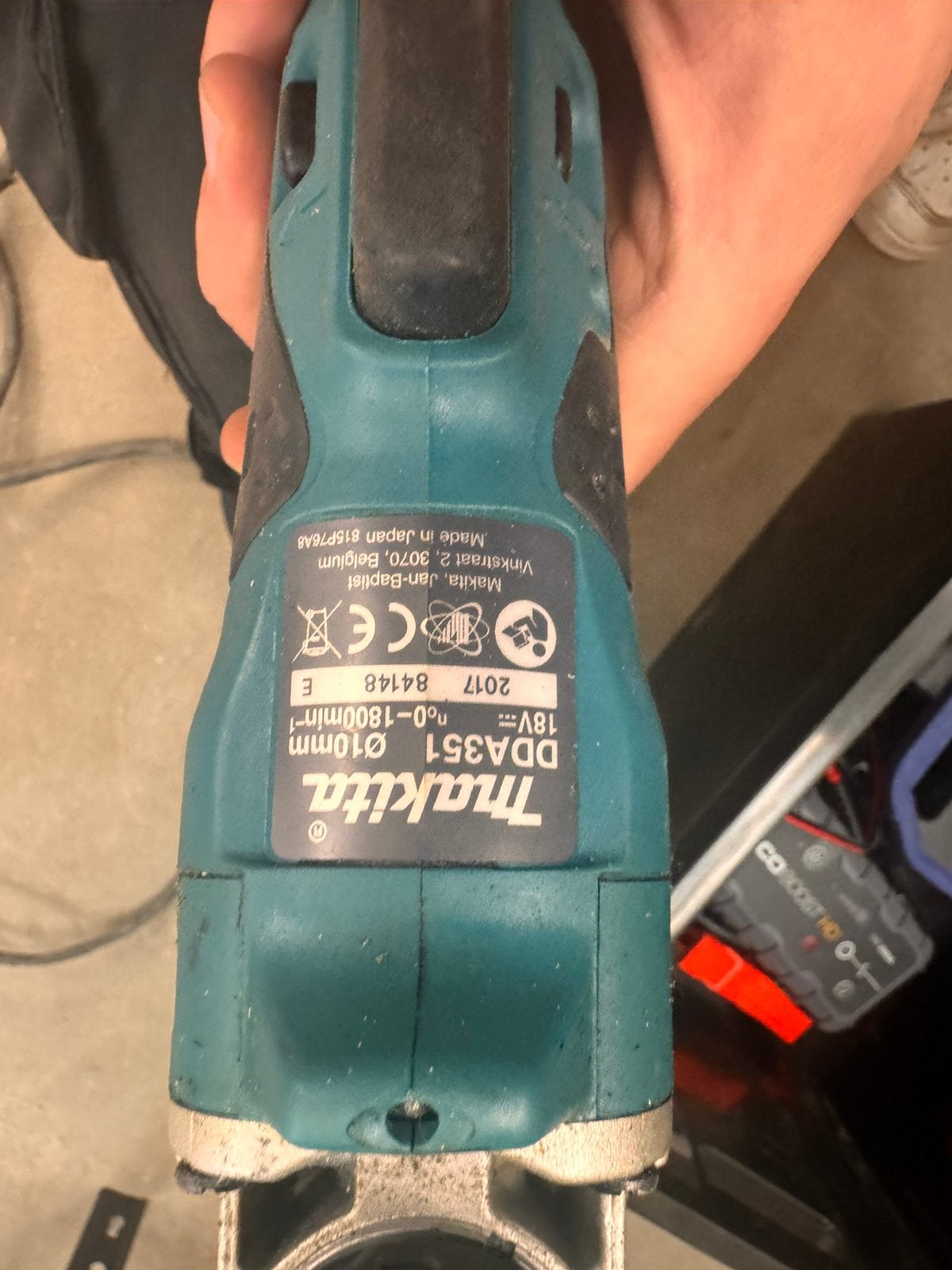 Makita DDA351 18V haakse boormachine, Doe-het-zelf en Bouw, Ophalen, Boormachine