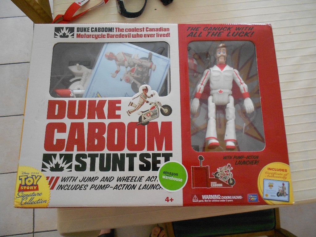 toy story 4 duke caboom uit thinkway toy, Verzamelen, Disney, Ophalen of Verzenden