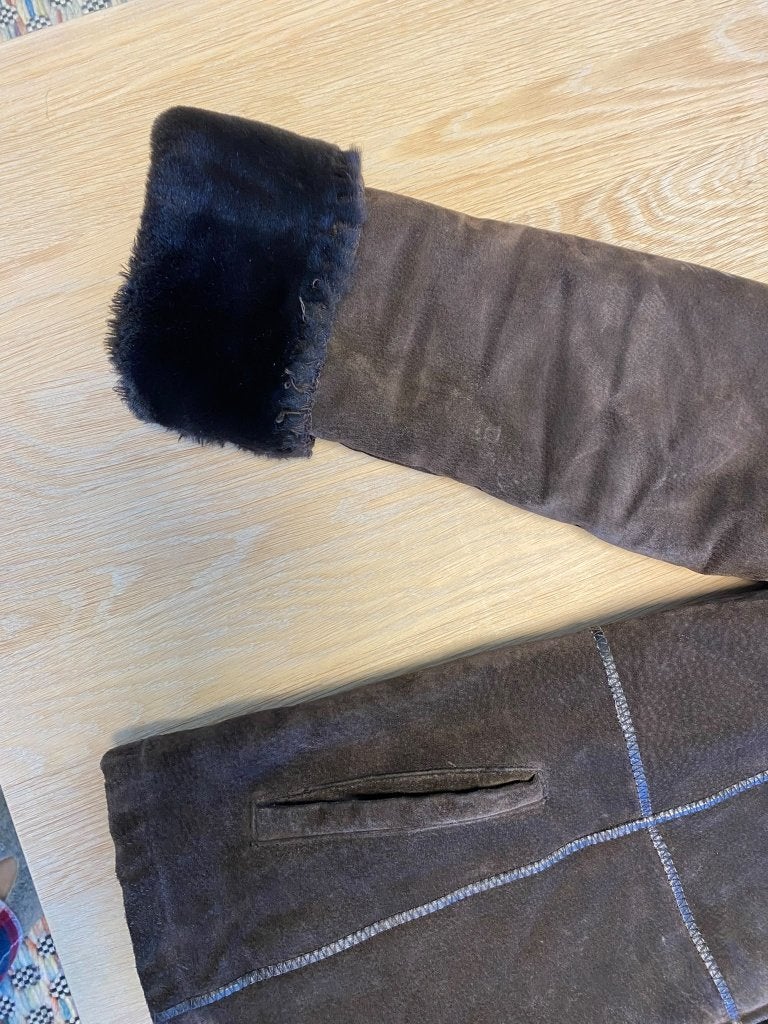 Een dikke, elegante bontjas., Kleding | Dames, Ophalen of Verzenden, Zo goed als nieuw, Maat 38/40 (M), Bruin