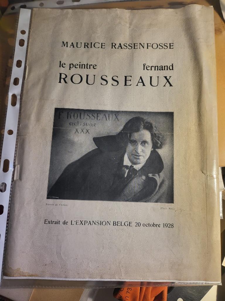 Fernand Rousseaux documents, catalogue etc, Enlèvement ou Envoi
