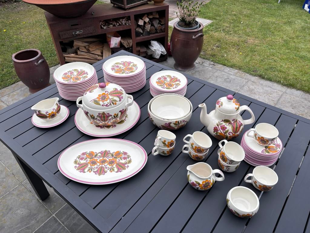 Boch bali set, Antiek en Kunst, Antiek | Servies compleet, Ophalen