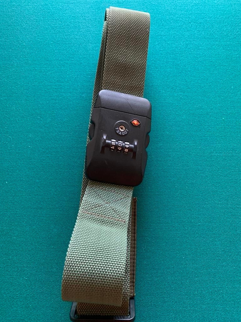 Ceinture à bagages avec serrure à 3 chiffres, Neuf, Enlèvement ou Envoi, 70 cm ou plus, Clé