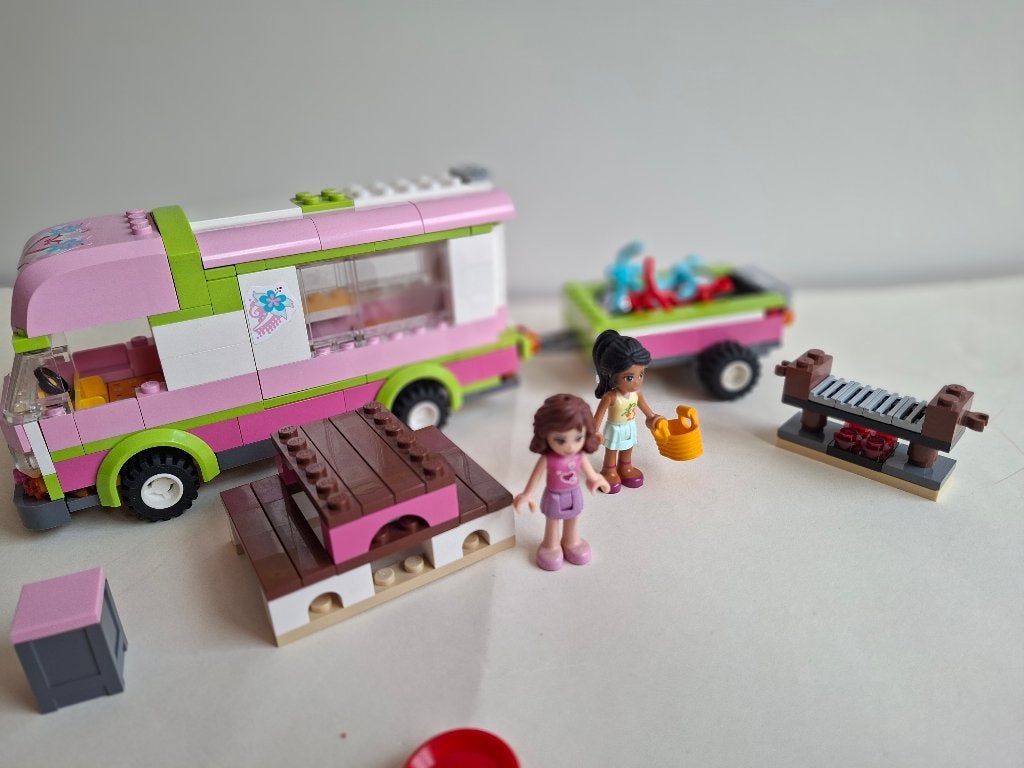 LEGO friends 3184 kampeerwagen, Lego, Friends, Ophalen of Verzenden, Compleet