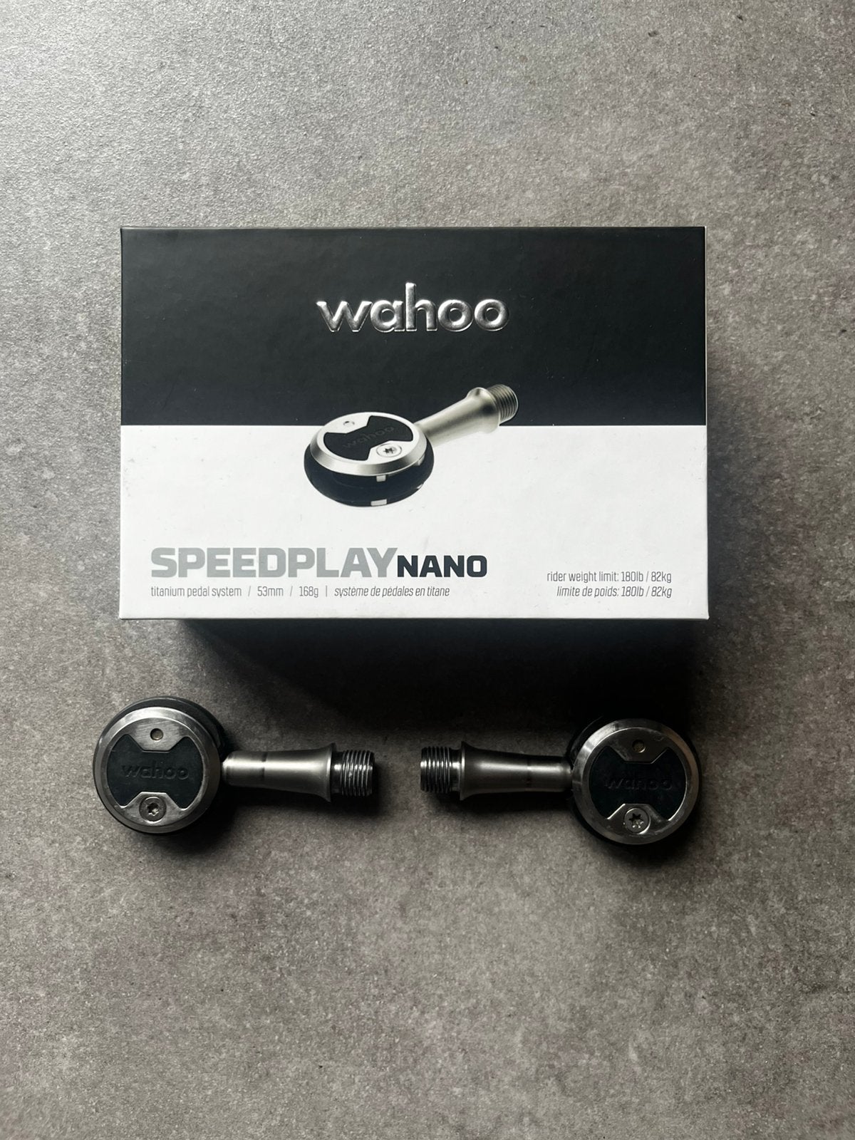 Wahoo Speedplay Nano Titanium pedalen, Fietsen en Brommers, Crankstel of Pedalen, Titanium, Ophalen of Verzenden, Zo goed als nieuw