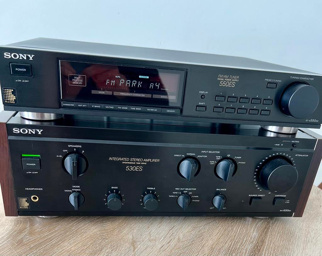 Sony ta-f 530 ES- st-s 550 ES, Ophalen, Zo goed als nieuw, Stereo, Sony