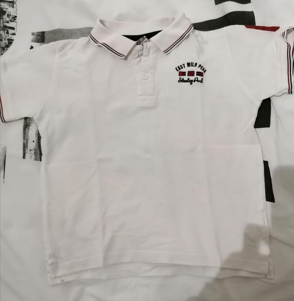 TAPE A L'OEIL wit poloshirt 8 jaar, Kinderen en Baby's, Kinderkleding | Maat 128, Ophalen of Verzenden
