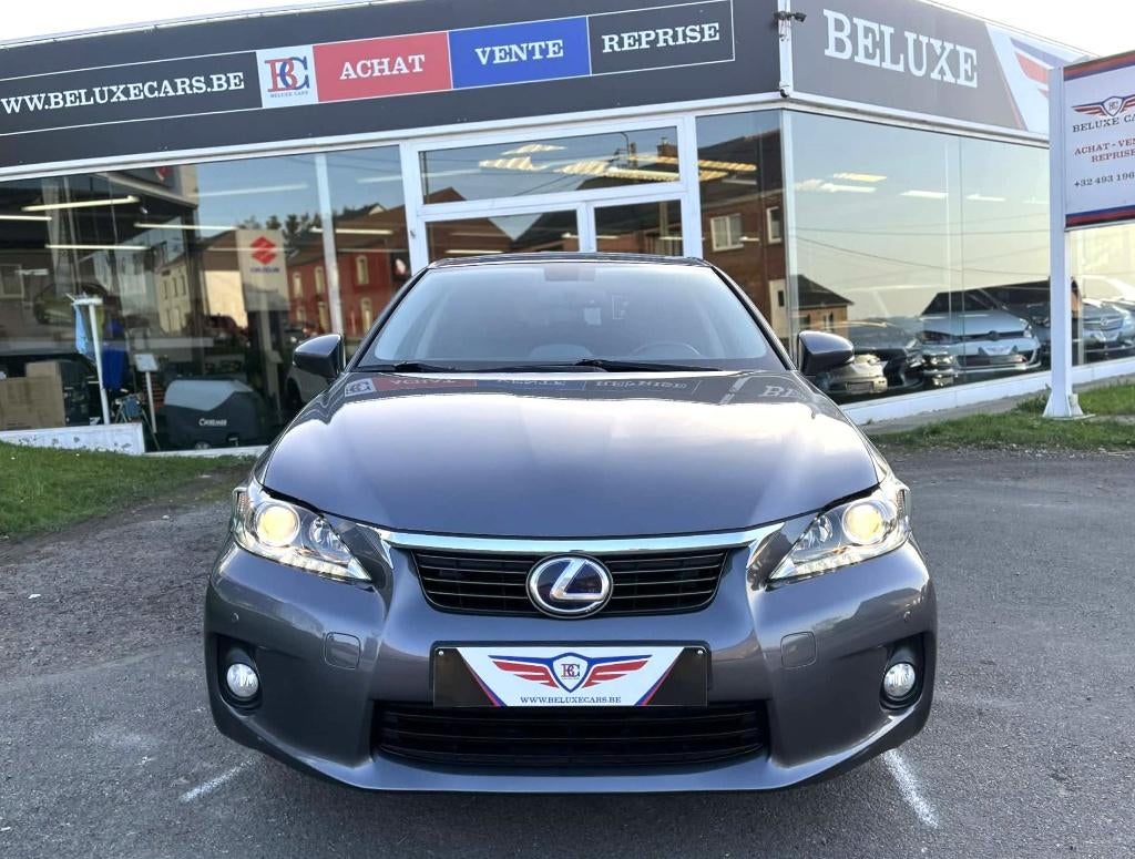 LEXUS CT 200H 1.8i ESSENCE-ELECT*ATT REM*HYBRID*LED*LEER*, Auto's, Euro 5, Zwart, Parkeersensor, Leder