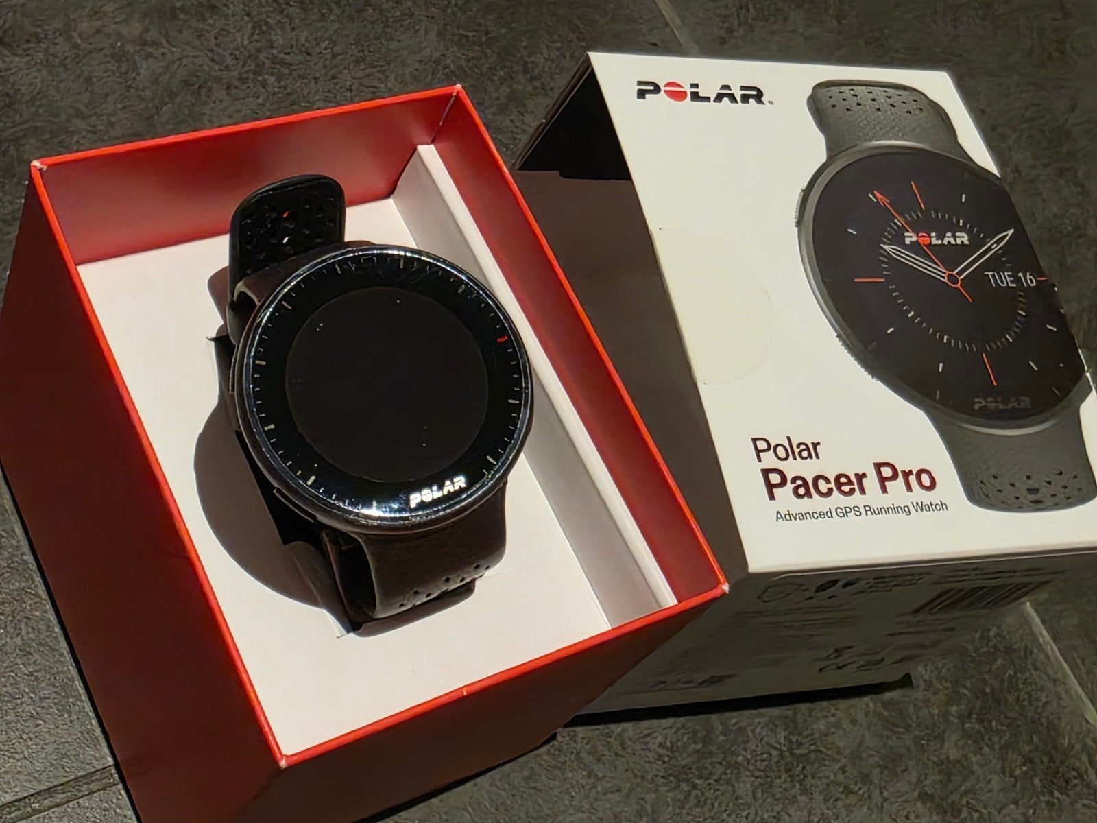 Polar Pacer Pro - Grijs, Ophalen of Verzenden, Zo goed als nieuw, Waterdicht, Polar