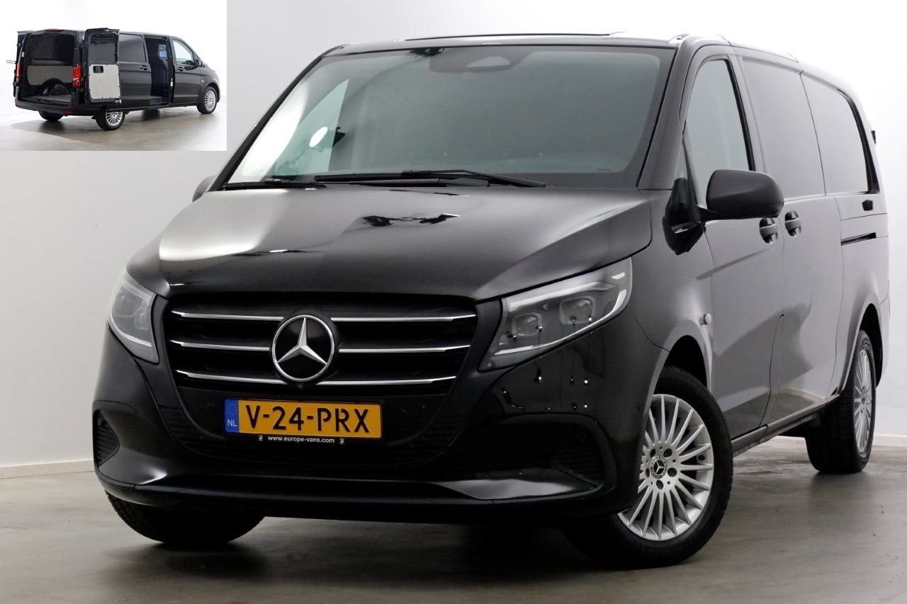 Mercedes-Benz Vito 116 CDI 163pk 9G Automaat XL Extra Lang 4, Auto's, Automaat, Zwart, Bedrijf, Diesel