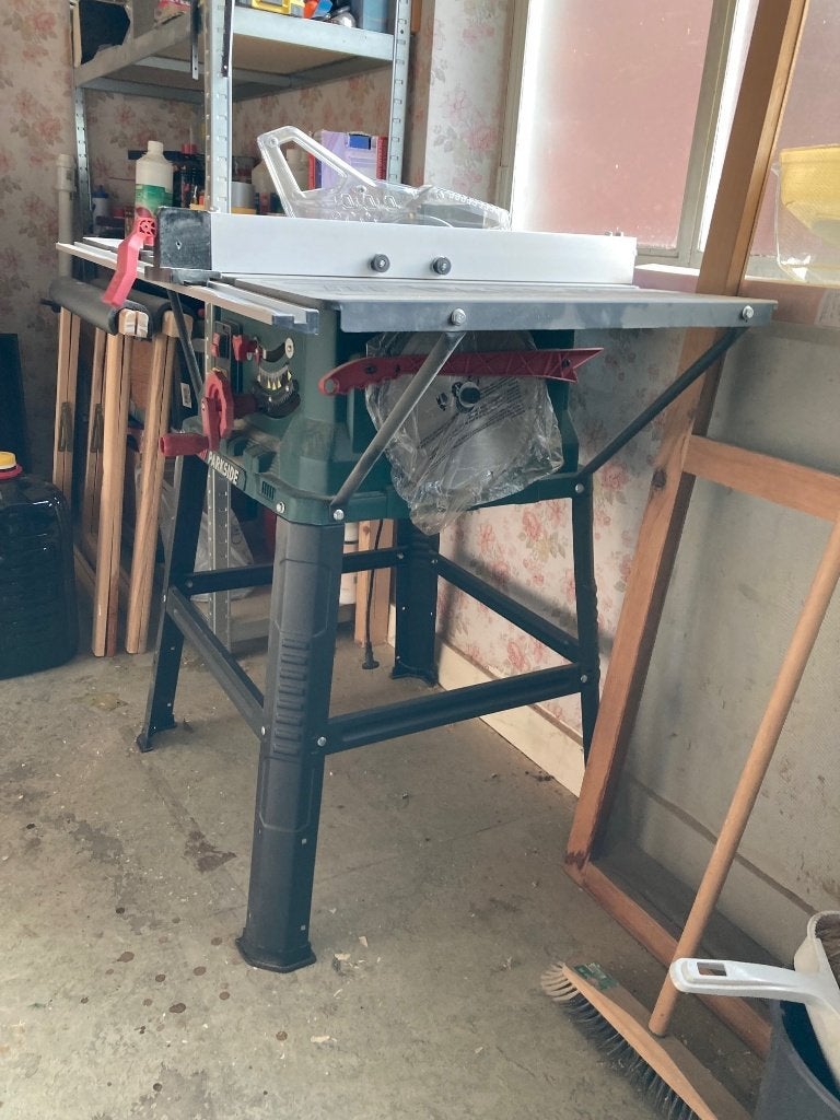 Tafelzaag, Doe-het-zelf en Bouw, Ophalen, Cirkelzaag, 600 tot 1200 watt, Parkside