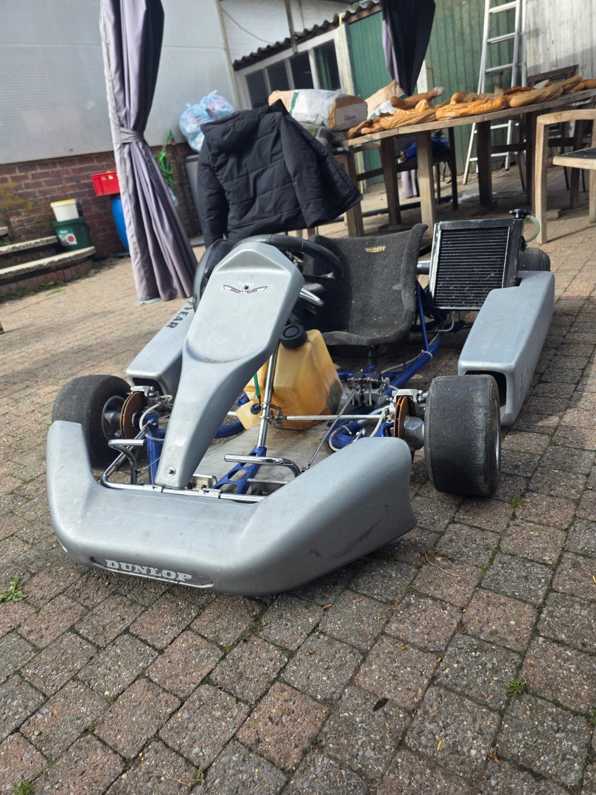 kart 2 takt honda 125 cr motor, Ophalen, Kart
