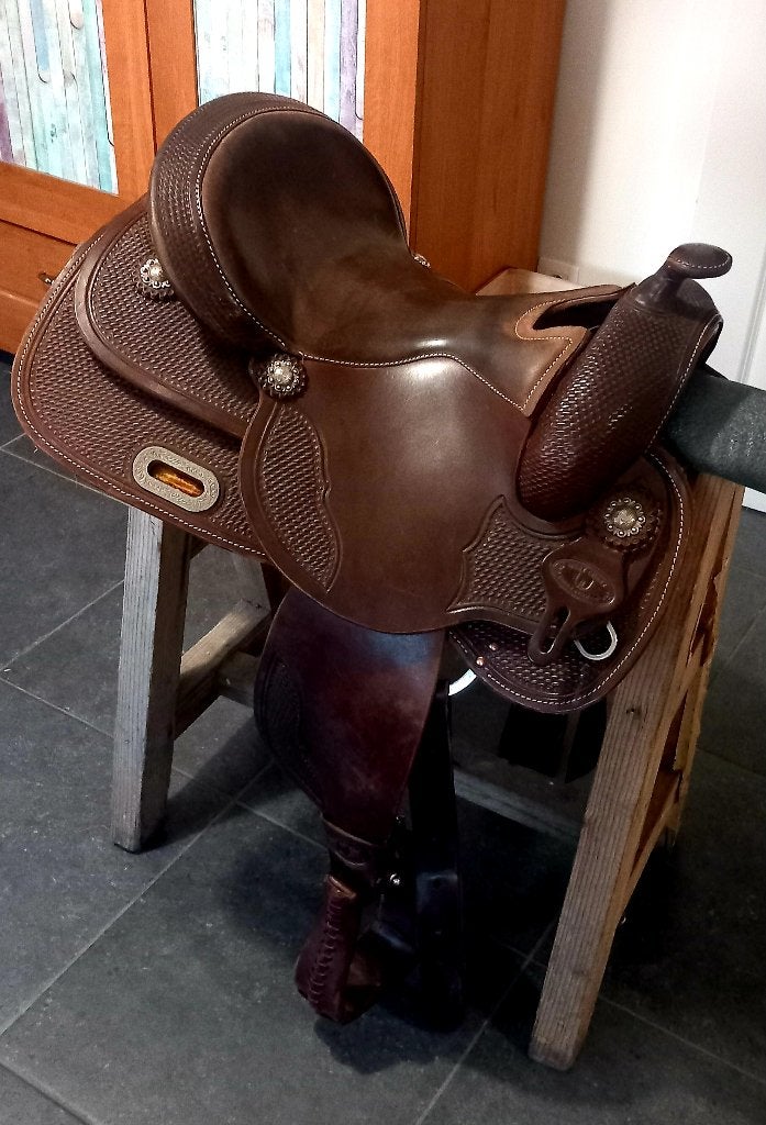 Westernzadel, Westcoast QH 16 inch, Dieren en Toebehoren, Paarden en Pony's | Zadels, Ophalen, Gebruikt, Overige merken, S (16 of 16.5 inch)