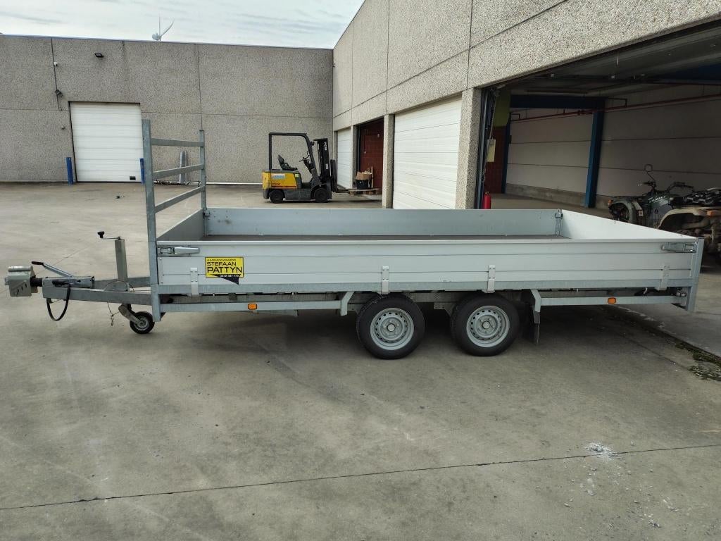 Aanhangwagen Hulco Medax -2 (4050mm*2230mm), Auto diversen, Aanhangers en Bagagewagens, Ophalen, Zo goed als nieuw