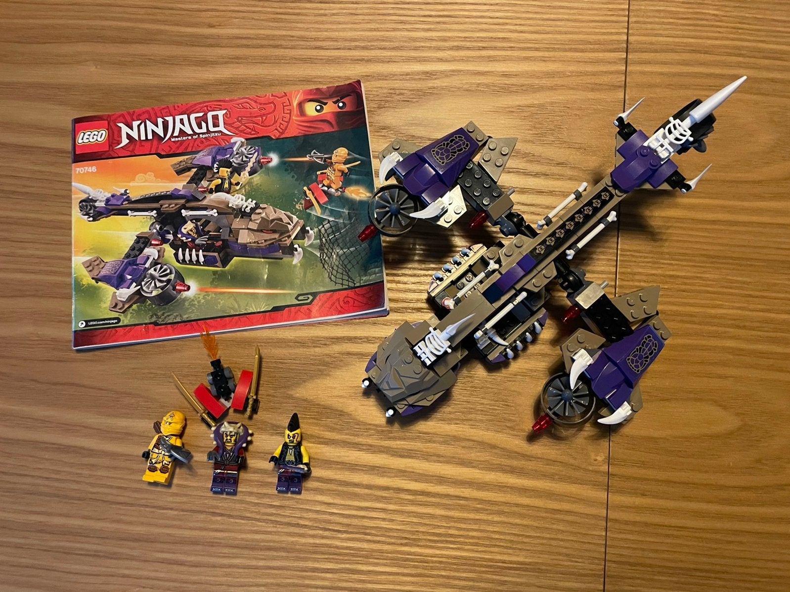 Lego Ninjago 70746 Condrai Helicopter Attack, Enfants & Bébés, Jouets | Duplo & Lego, Lego, Ensemble complet, Comme neuf, Ninjago