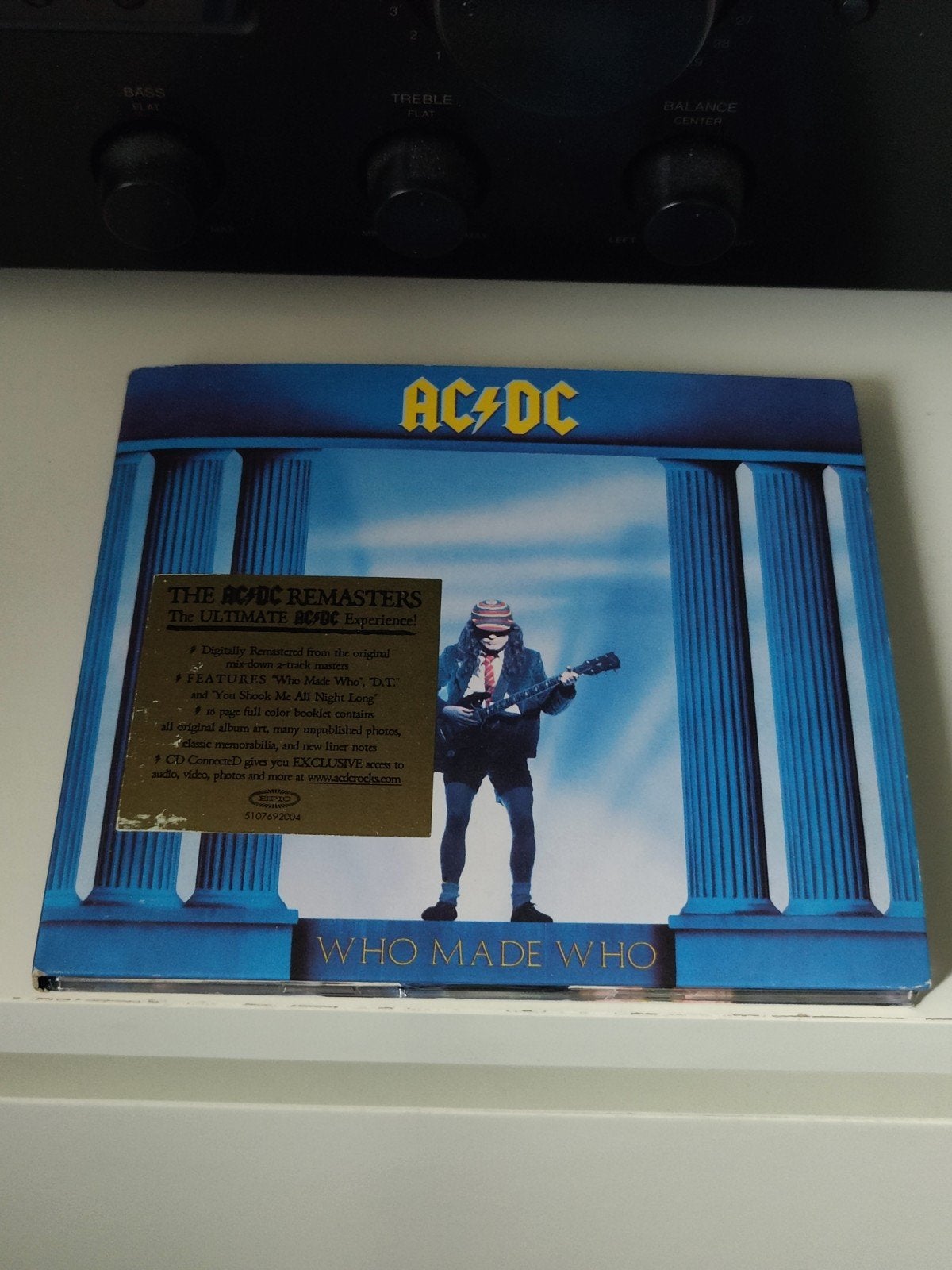 AC/DC - WHO MADE WHO REMASTERISÉ, CD & DVD, Enlèvement ou Envoi, Utilisé, Remasterisé