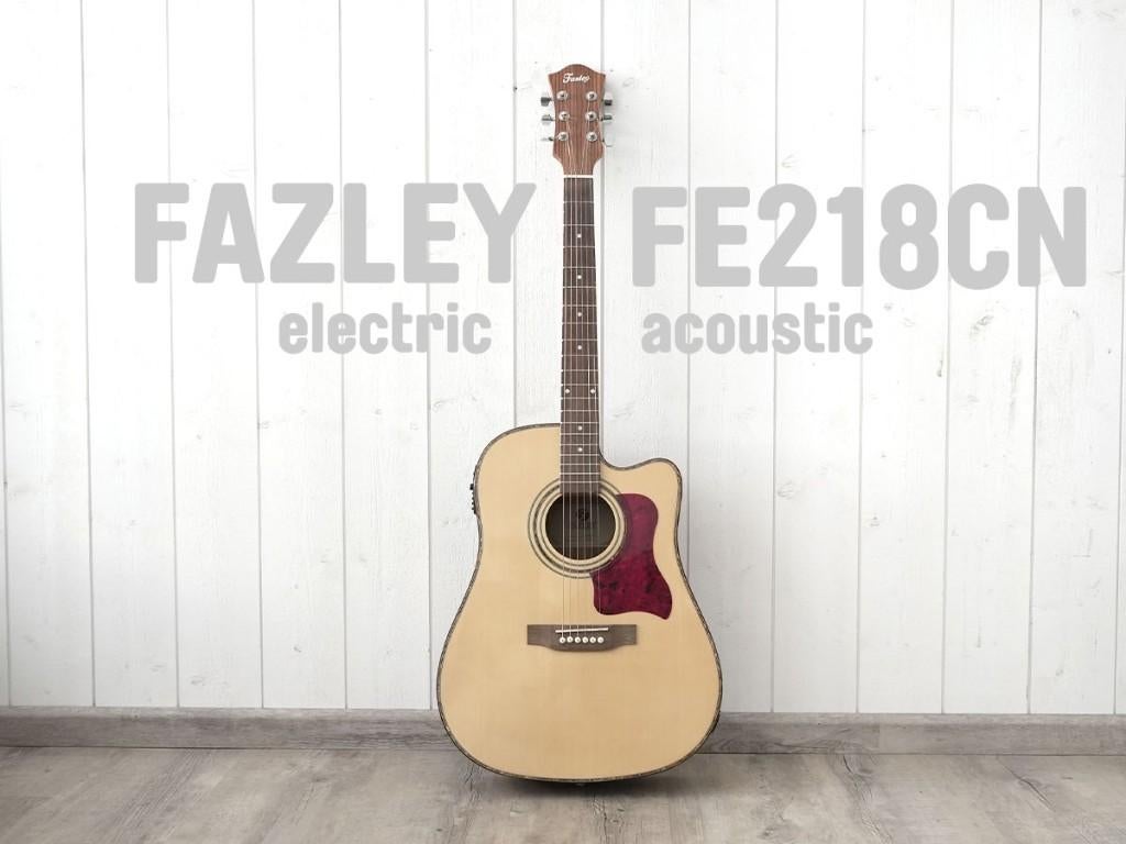 Guitare électro-acoustique Fazley FE218CN, Musique & Instruments, Instruments à corde | Guitares | Électriques, Enlèvement, Comme neuf