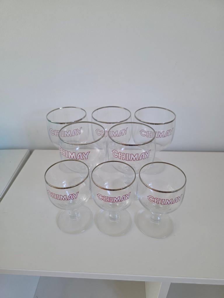 Lot de verres à bière Chimay, Collections, Enlèvement, Comme neuf, Verre à bière