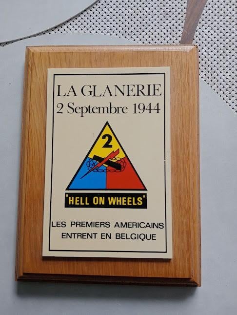 Plaque Commemorative, Ophalen of Verzenden, Landmacht, Embleem of Badge
