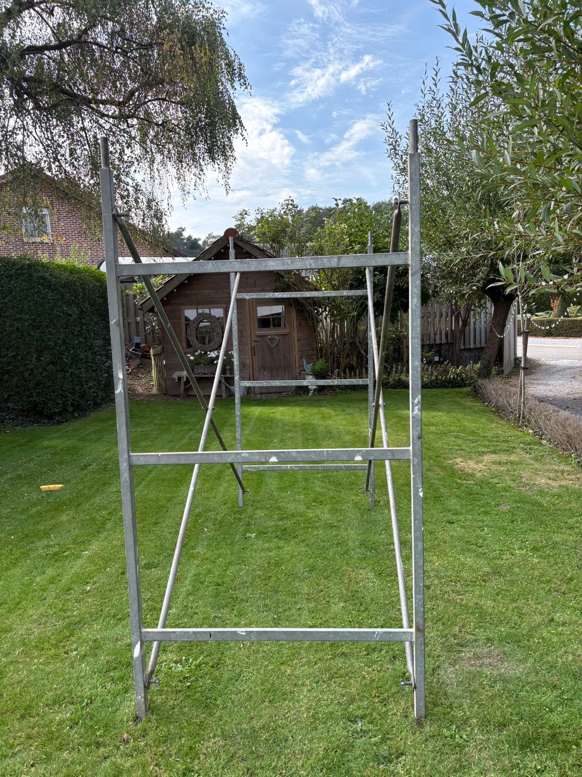 Gegavaniseerde steiger, Doe-het-zelf en Bouw, Ophalen, Gebruikt, Gevelsteiger, Minder dan 2 meter