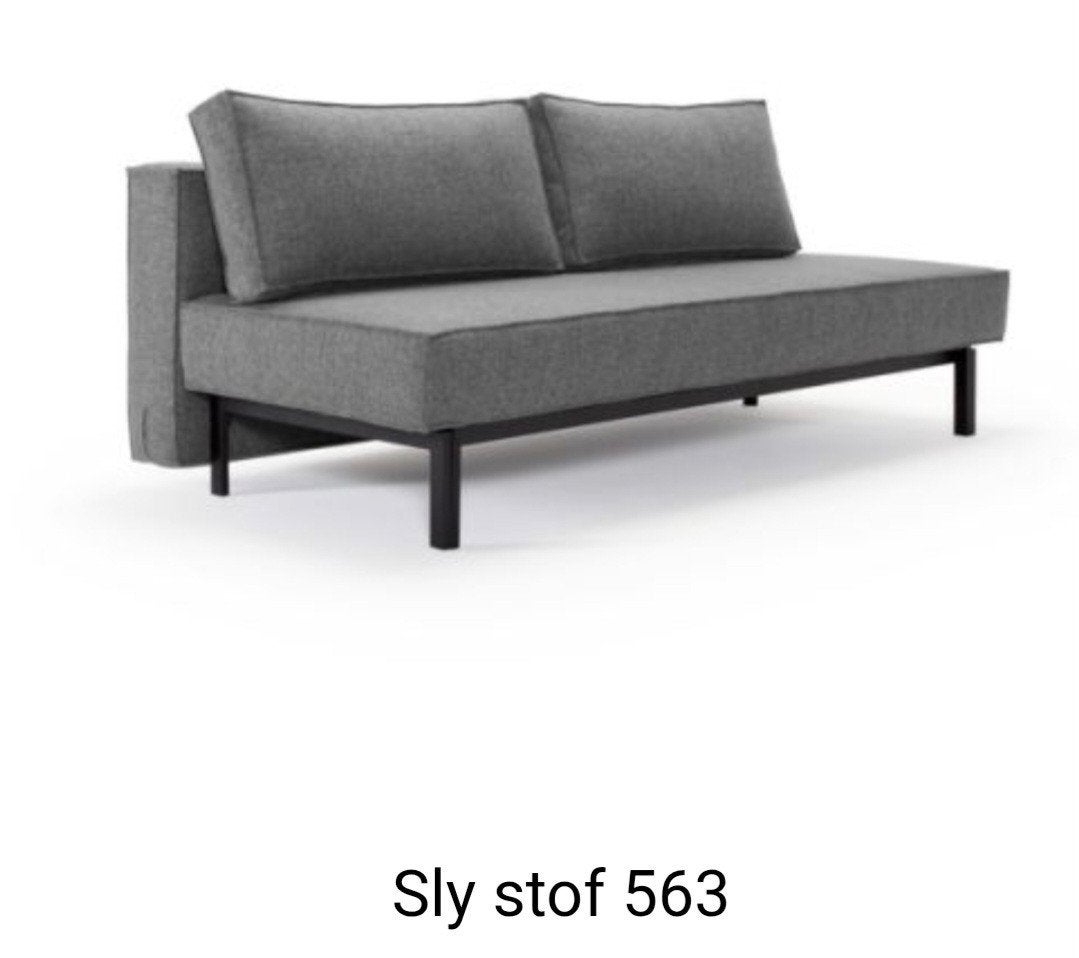 Canapé-lit Innovation Sly - 140x200, Maison & Meubles, Chambre à coucher | Canapés-lits, Neuf, Gris, 140 cm, Enlèvement