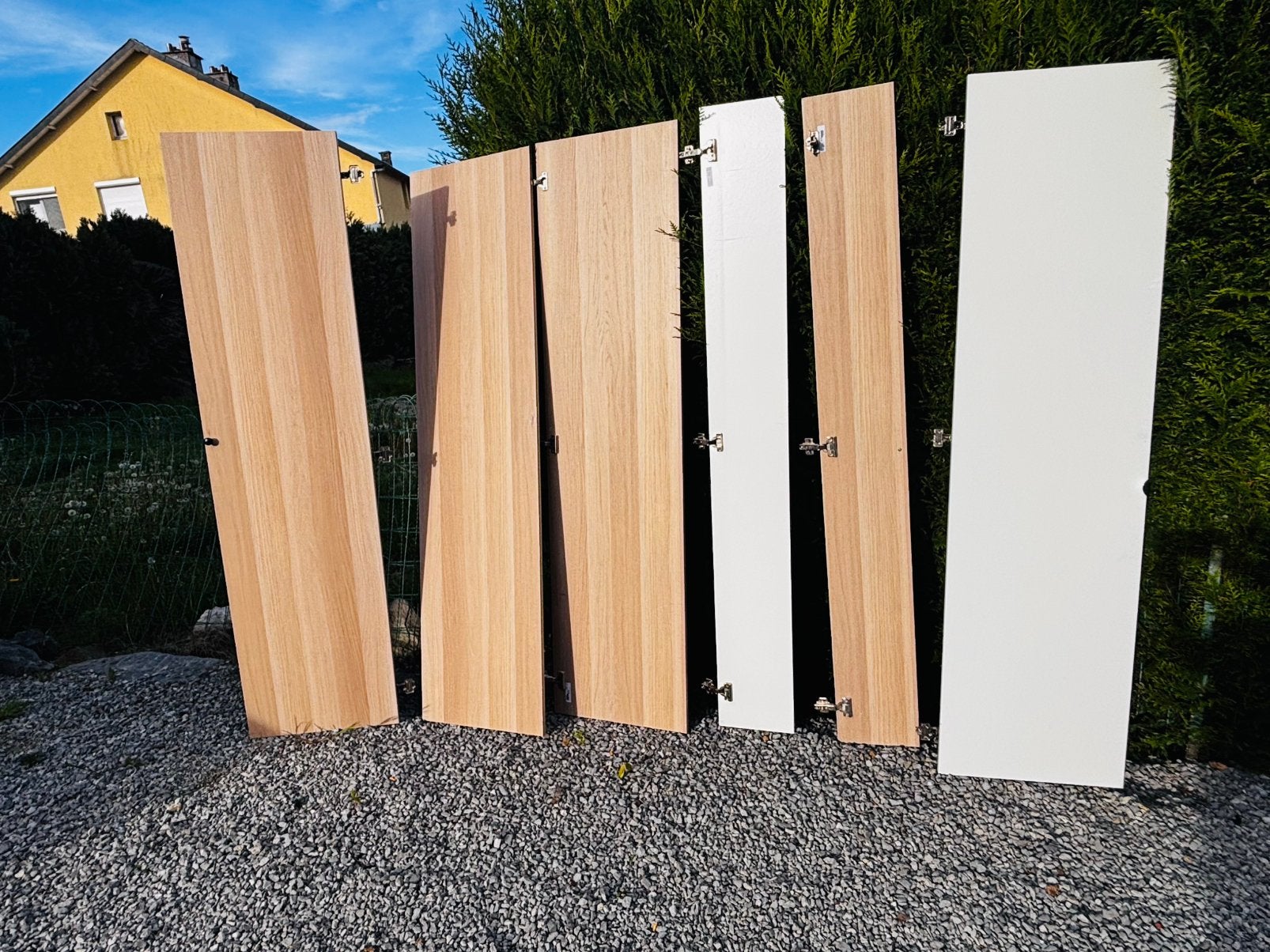 Portes PAX IKEA, Maison & Meubles, Armoires | Penderies & Garde-robes, Enlèvement, Comme neuf, Chêne, 150 à 200 cm