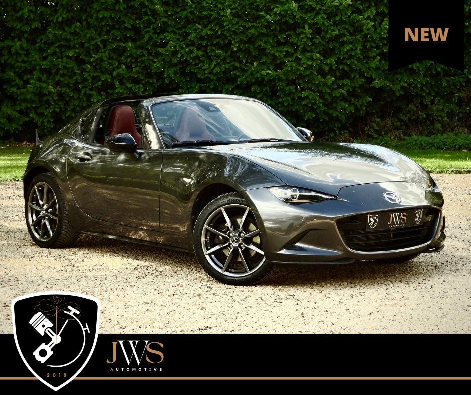 Mazda MX-5 RF 184 ** BORDEAUX - CARPLAY - CAM - BOSE - MAZDA, Achterwielaandrijving, 4 cilinders, Cabriolet, Handgeschakeld