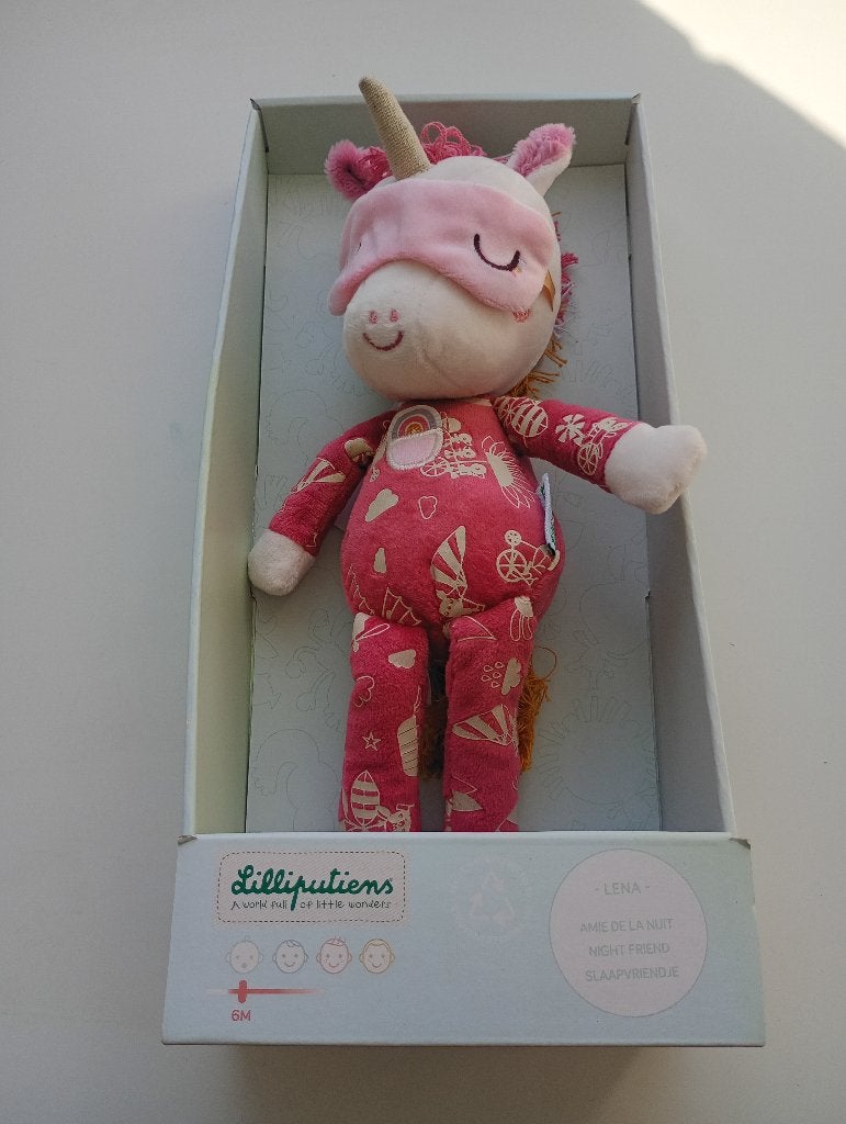 Knuffel Lilliputiens Lena - nog in doos, Neuf, Enlèvement ou Envoi, Overige karakters, Autres marques