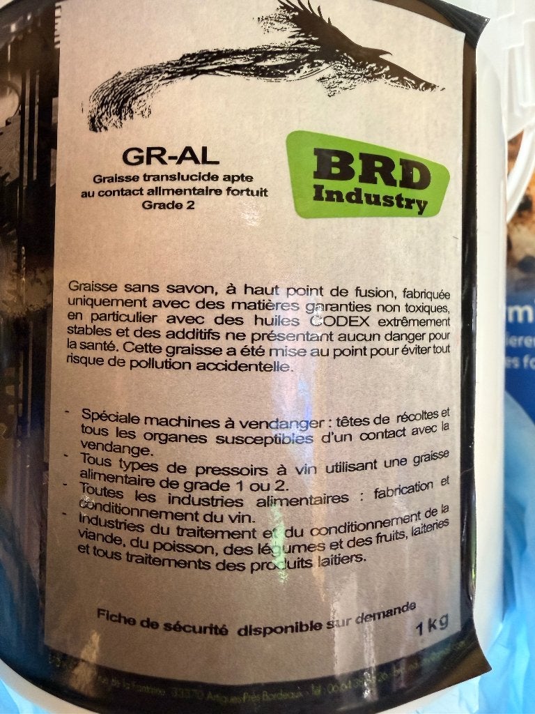 voedselveillig smeervet - grade 2, Auto diversen, Onderhoudsmiddelen, Ophalen